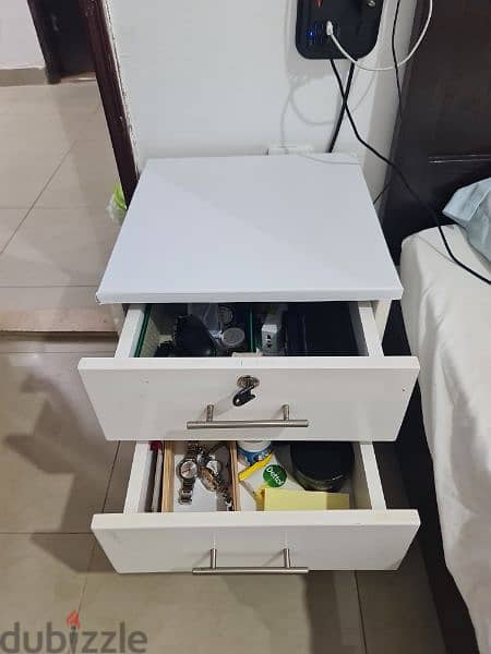 ikea Dining table, bedside table and iron Stand 3