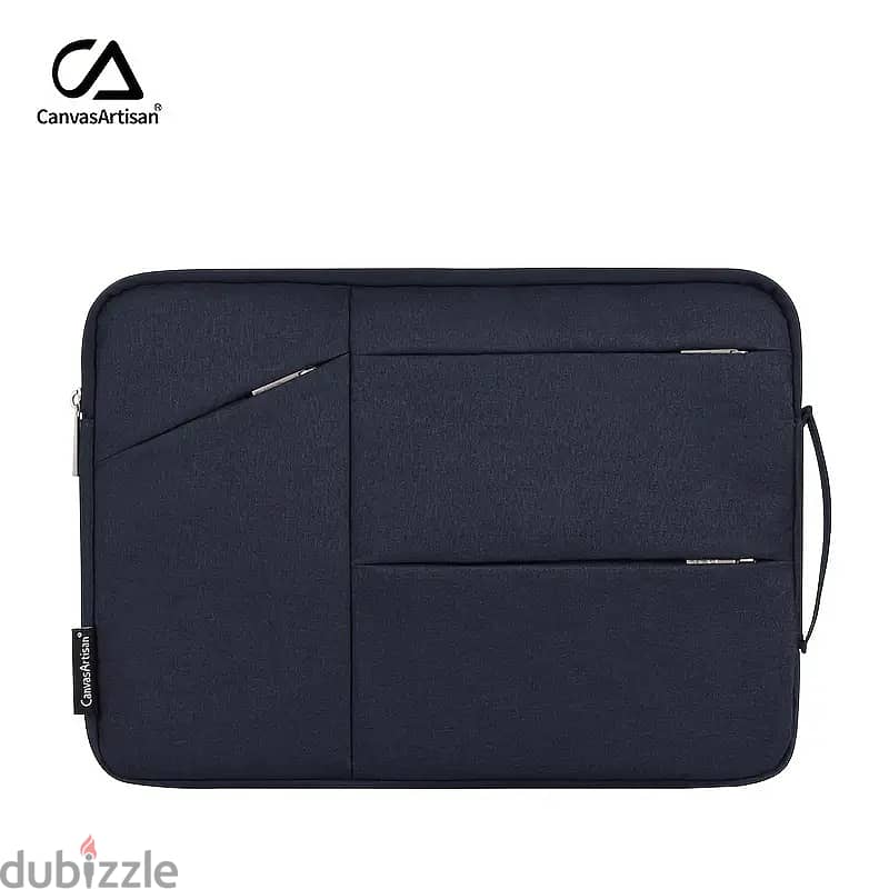 Canvas Artisan Laptop Bag with 3 Pockets 0