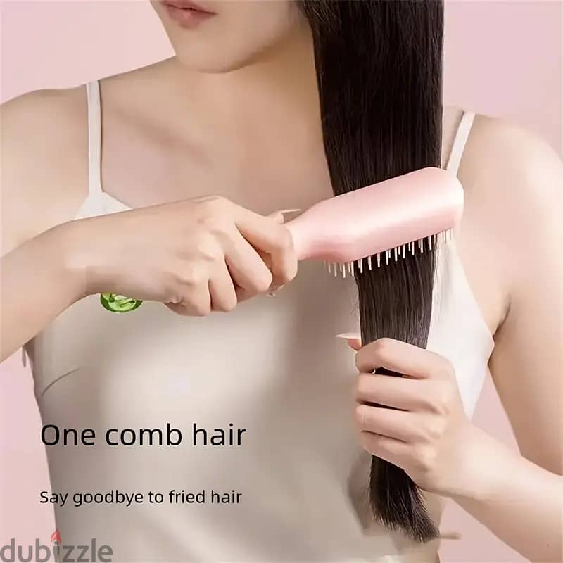 Anti-Static Hair Brush/Comb With Retractable Bristles 2