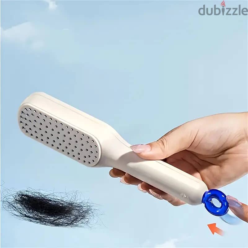 Anti-Static Hair Brush/Comb With Retractable Bristles 5