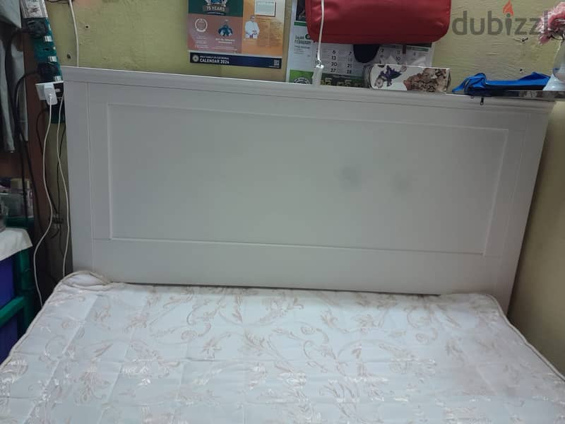 King size cot and mattress for sale 1
