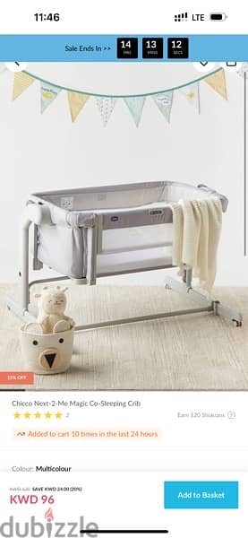 chicco bassinet / baby crib 0