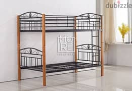 bunk bed with mattress 0