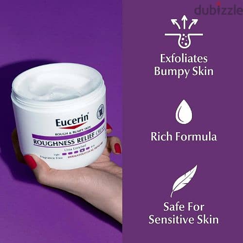 Eucerin Roughness Relief Cream for Dry Skin-454gm 0