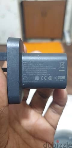 anker 30 w adapter with tabe c to lighting cable