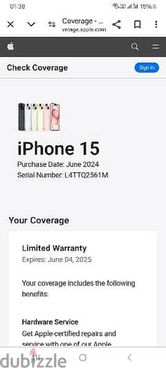 iphone 15 512gb 20 days old only