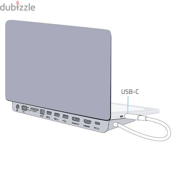 12in1 Aluminum USB-C Hub 4K HDMI 100W Power 2