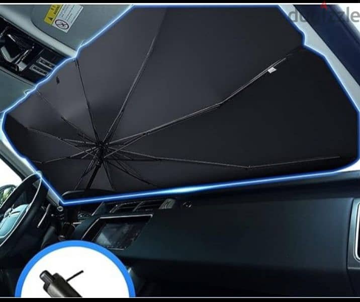 مظلة شمس لزجاج السيارة الأمامي. متوفر توصيل لكل الكويت 3