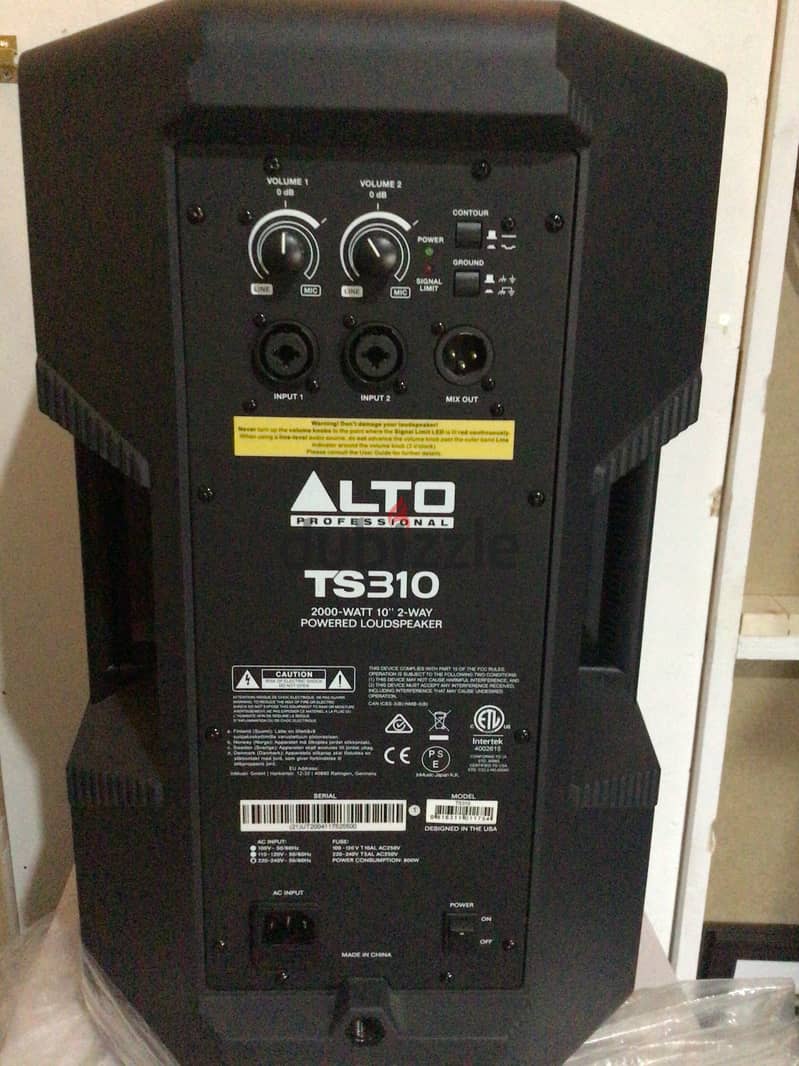 Alto powered speaker 10inch 0