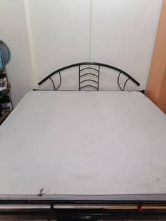 king size steel cot for urgent sale