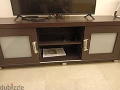 TV Table with 3 blocks and 2 doors 0