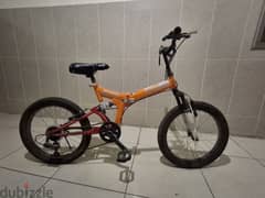 used foldable bicycle suited for 11-14 year olds
