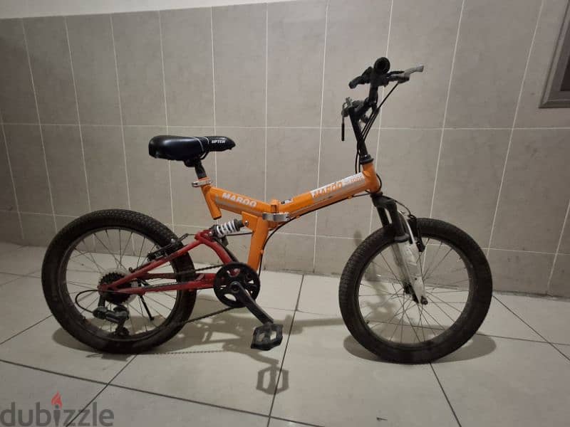 used foldable bicycle suited for 11-14 year olds 0