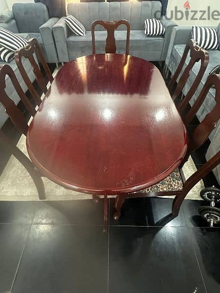 DINING TABLE WITH 5 CHAIRS 2