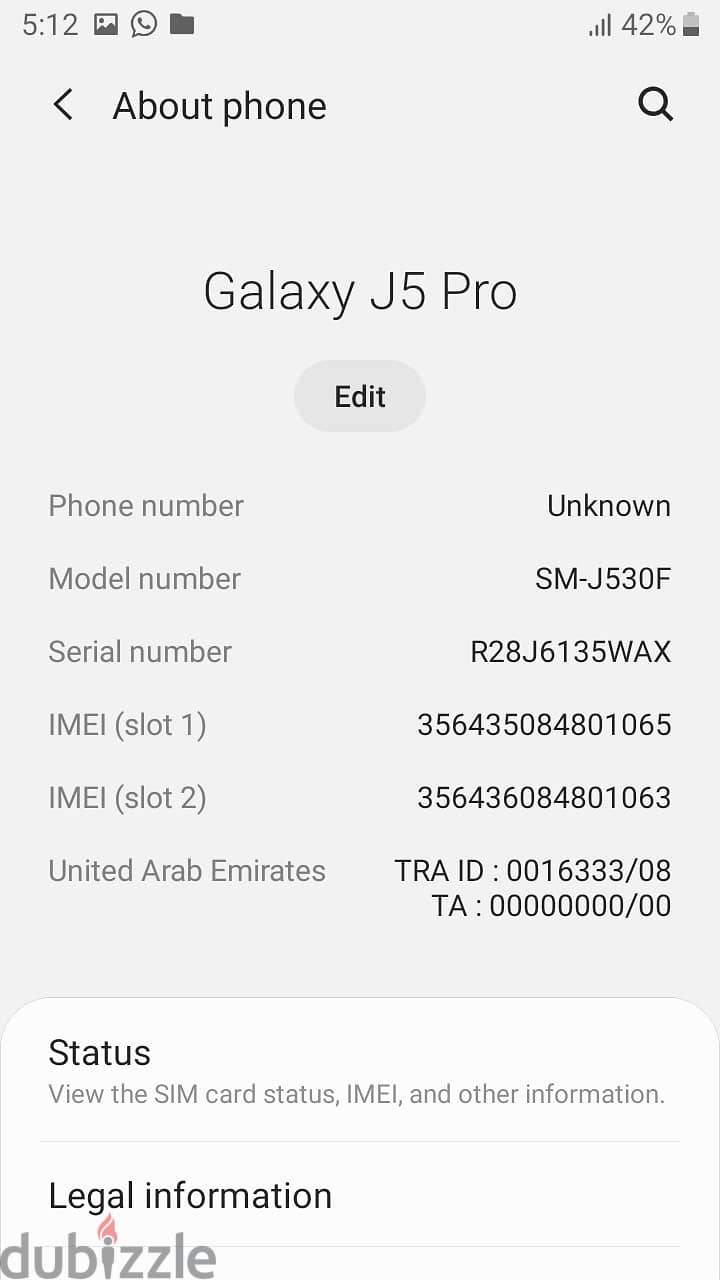 Samsung Galaxy J5 pro mobile for sale 1