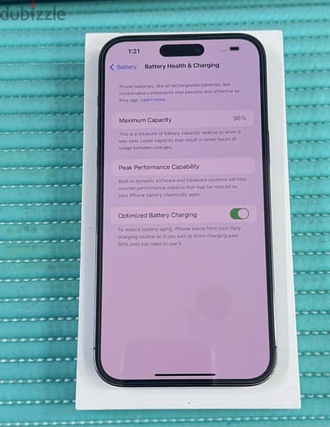 iPhone 14 Pro Max 5G 256 GB Deep Purple Used! Battery health 98%! 6