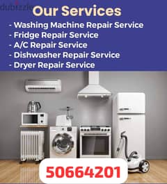 Repair all brands washing machine automatic or manual in kuwait