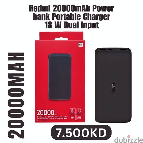 Redmi 20000mah Power Bank 0