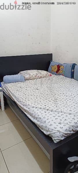 IKEA 
Bed frame, with mattress and 2 storage boxes,  140x200 cm 5