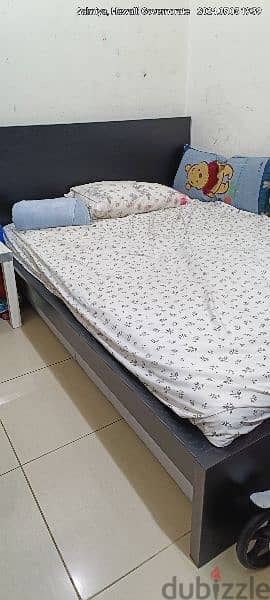 IKEA 
Bed frame, with mattress and 2 storage boxes,  140x200 cm 6