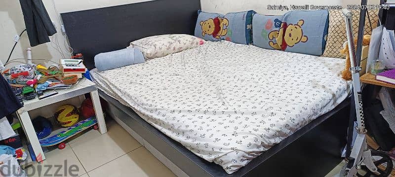 IKEA 
Bed frame, with mattress and 2 storage boxes,  140x200 cm 7