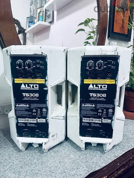 Alto active 2000watts each speaker 3