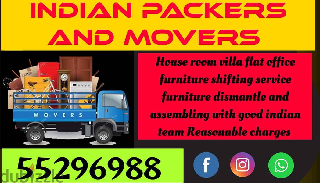 Halflorry Indian shifting services in Kuwait 55296988 2