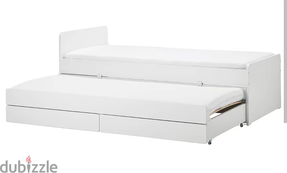 Bed fram with sliding bed 0