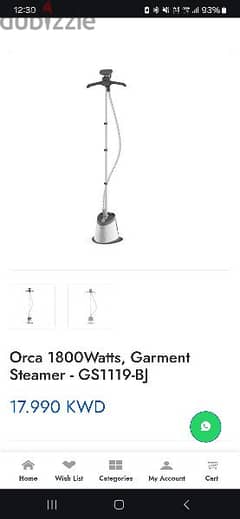 ORCA STEAMER 1800W 0