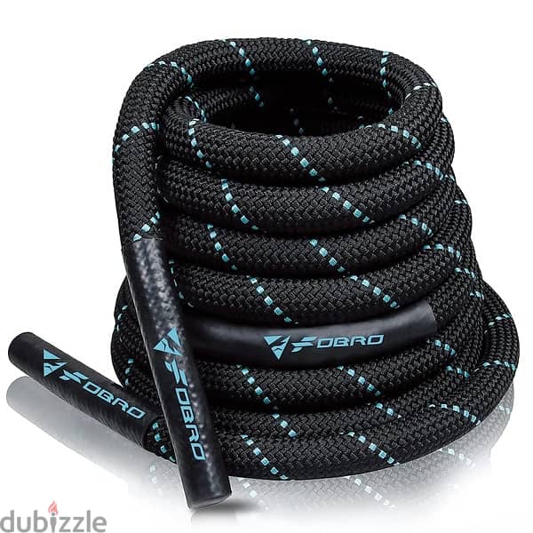 Battle Rope 1.5" 50ft 15m Workout Exercise 1