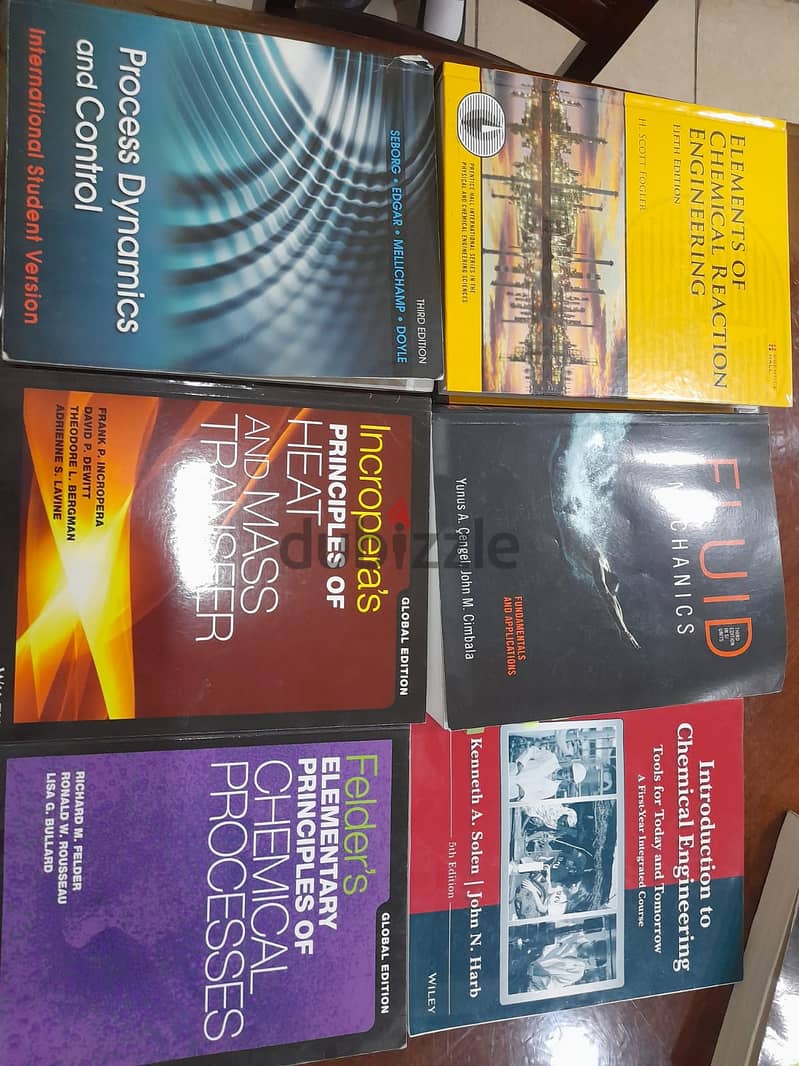 University books for sale (Chemical Engineering) 1