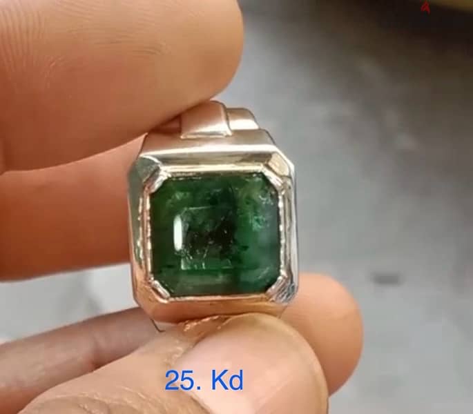 36 Natural stones Rings 4