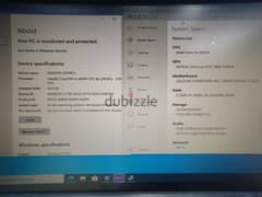 dell laptop touch I7 16GBram 256 GB SSD