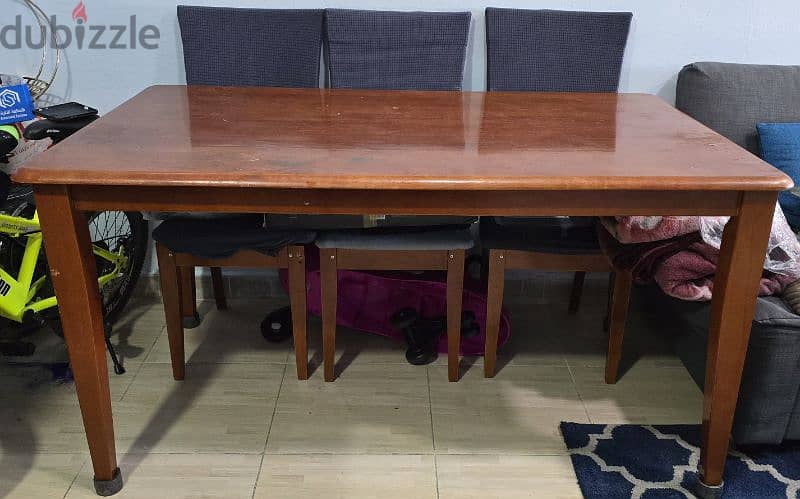 dinning table with 6 chairs for sale 3