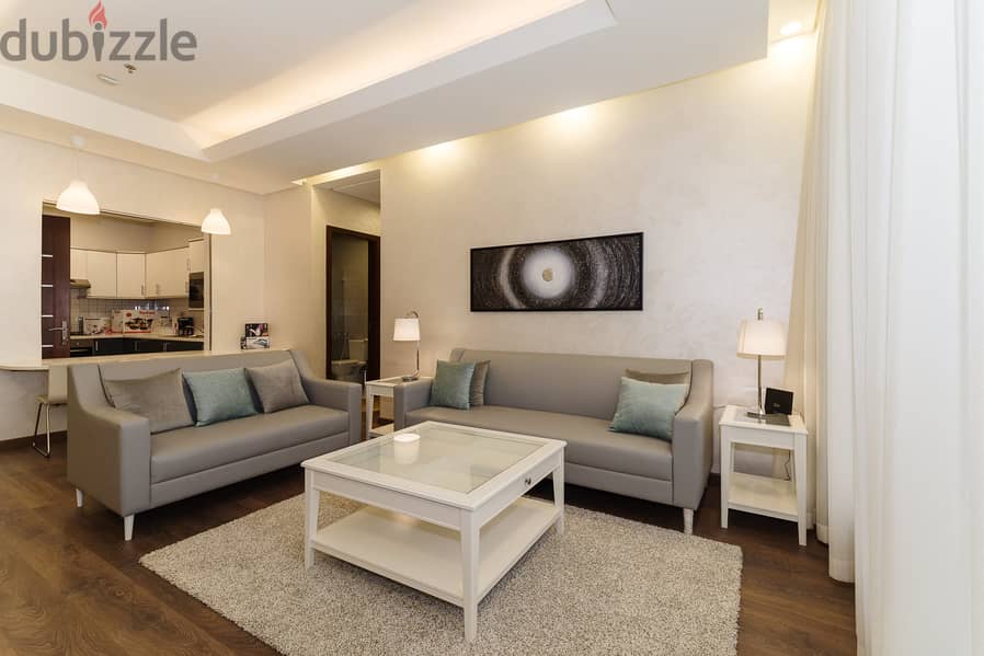 Salmiya - one bedroom furnished apartment with facilities 1