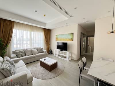 Salmiya - new, 2 bedrooms furnished apartment w/s. pool