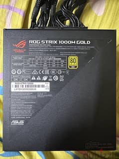 Asus Rog Strix 1000W Fully Modular Gold Power Supply.