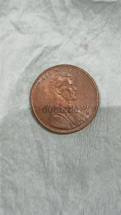 Lincoln coin close AM