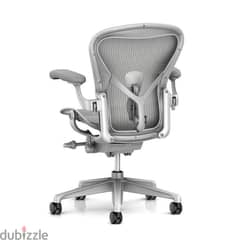 Herman Miller Aeron Chair Remastered – Mineral Satin Aluminium