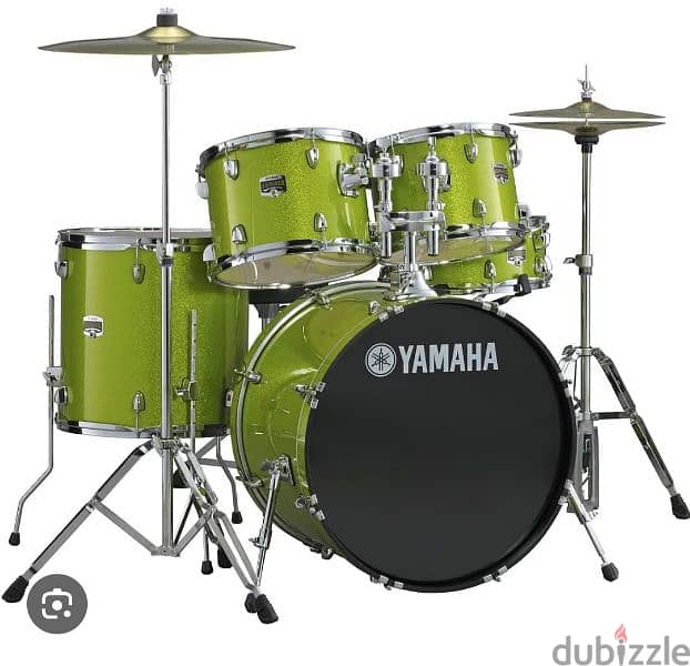 yamaha drums green clour 0