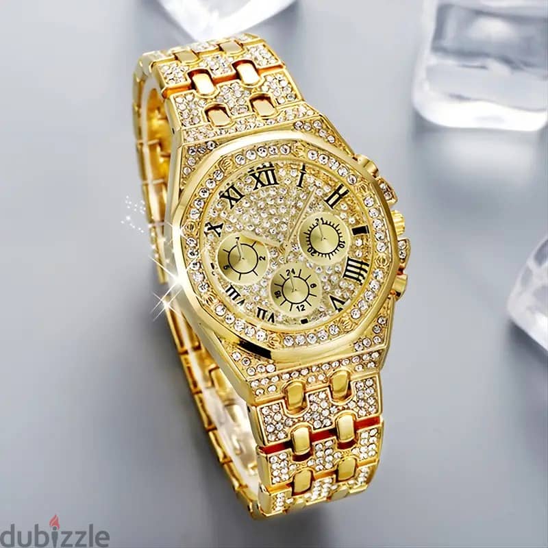 Luxury Rhinestone Bracelet Women’s Watch 1