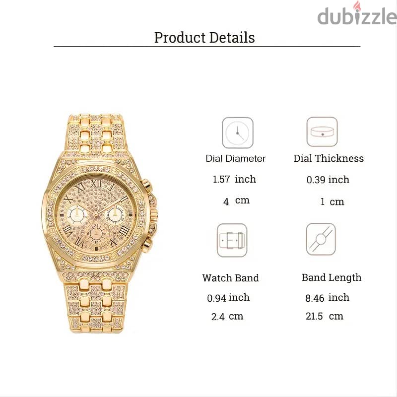 Luxury Rhinestone Bracelet Women’s Watch 3