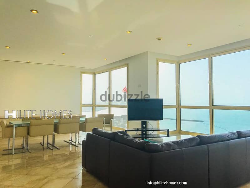 Super Luxury Three Bedroom Apartment Available for Rent in Salmiya 0