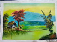 Oil Painting For sale (BEAUTIFUL SCENERY)