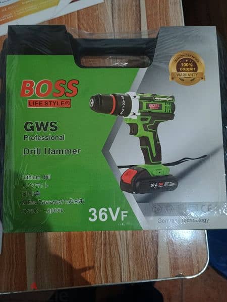 Boss Cordless Drill 0