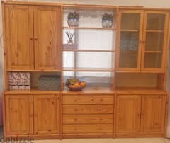 SOLID WOOD CABINET FOR SALE