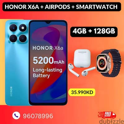 Honor X6a 4gb 128gb