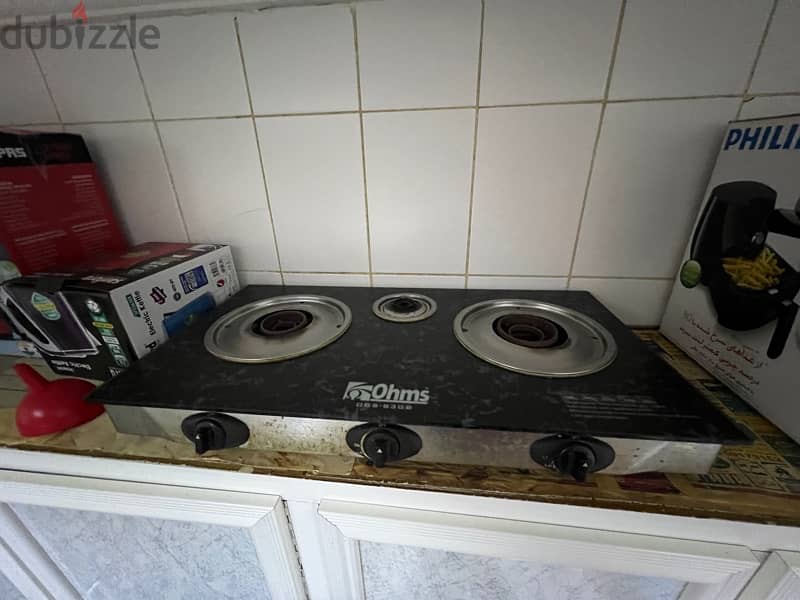 Good condition 3 burner self ignition stove 0