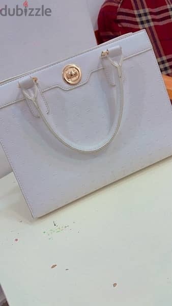 NEW LADIES HANDBAG-PURE WHITE 5