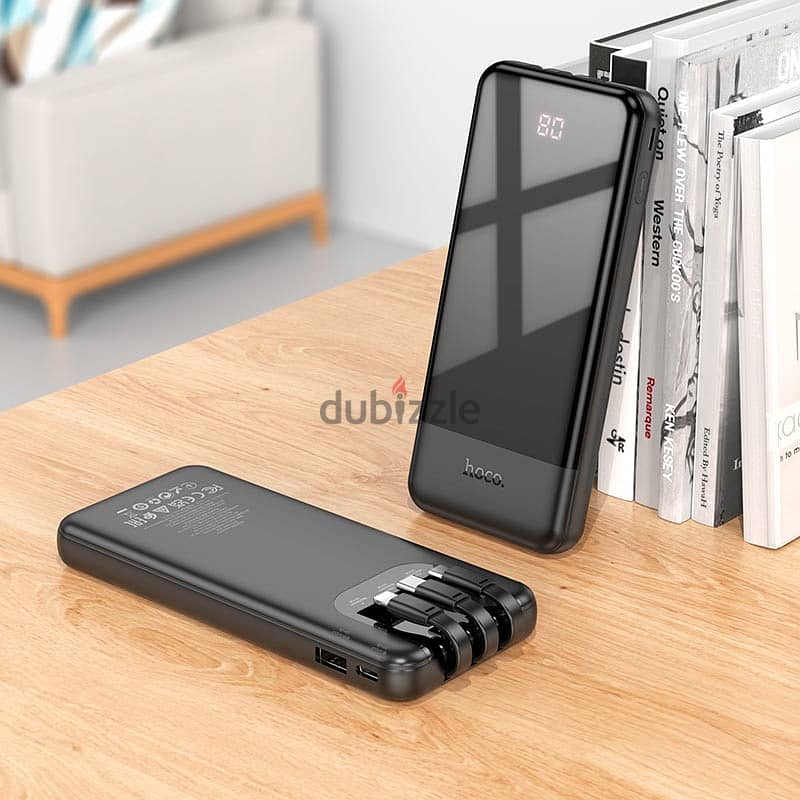 Hoco J114 10000mah 3 Cable Powerbank 4